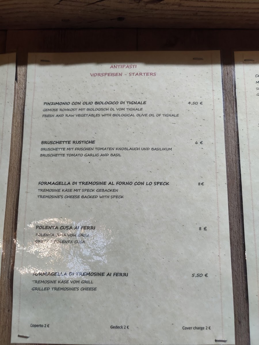 Ristorante La Rocchetta Photo Menu 7