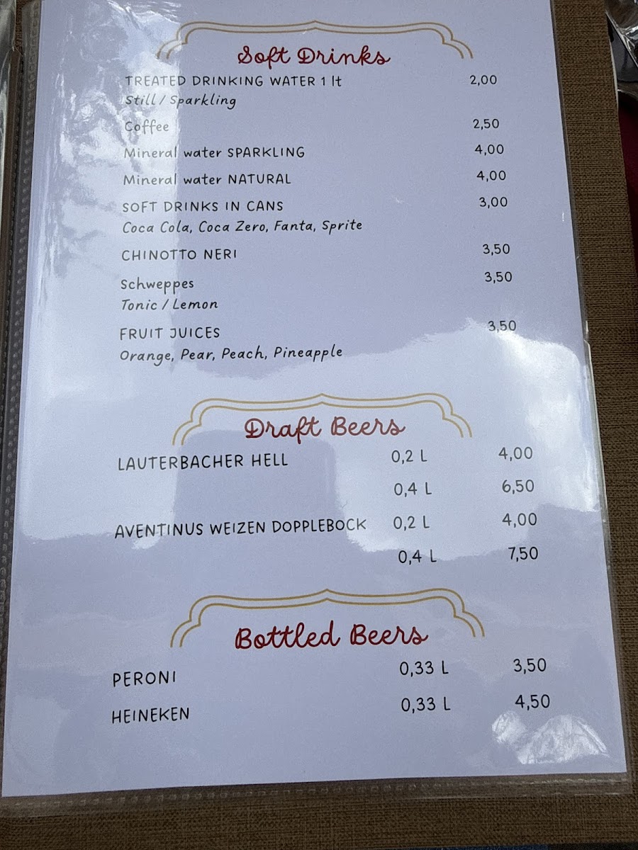 Bacco In Trastevere Photo Menu 10