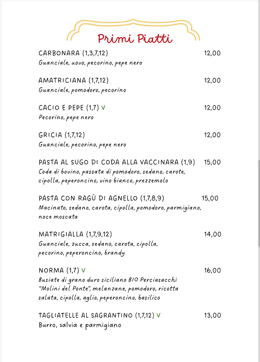 Bacco In Trastevere Photo Menu 2