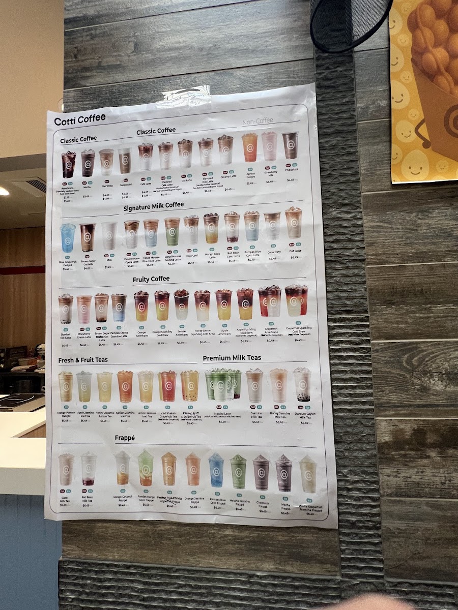 COTTI COFFEE-PEARL HIGHLANDS Photo Menu 1