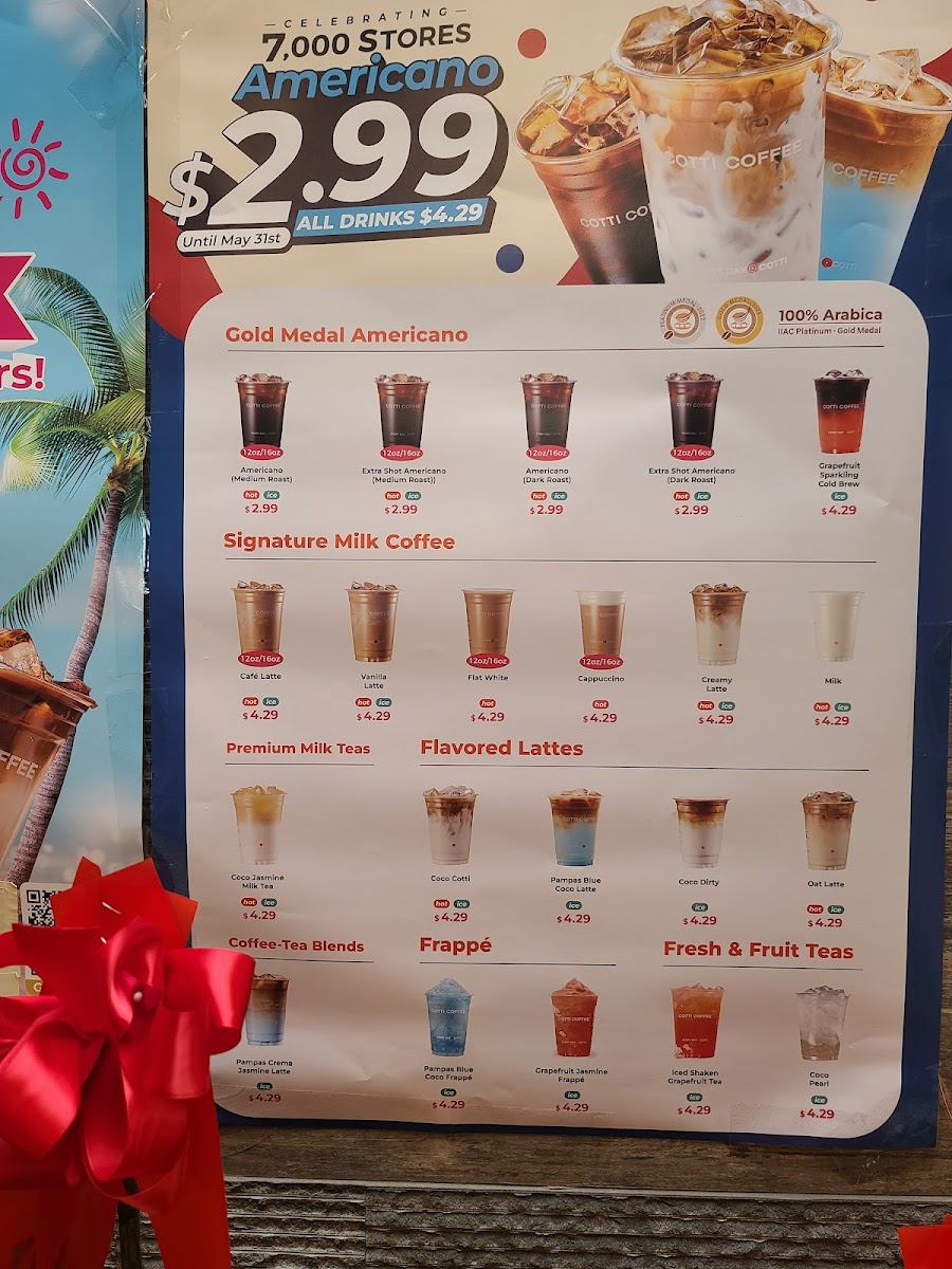 COTTI COFFEE-PEARL HIGHLANDS Photo Menu 3
