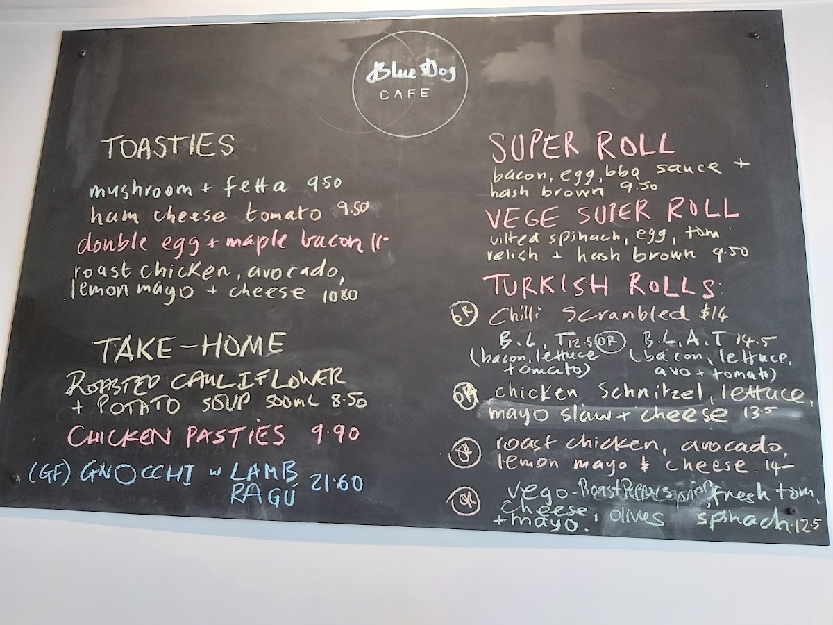 Blue Dog Café. Photo Menu 1