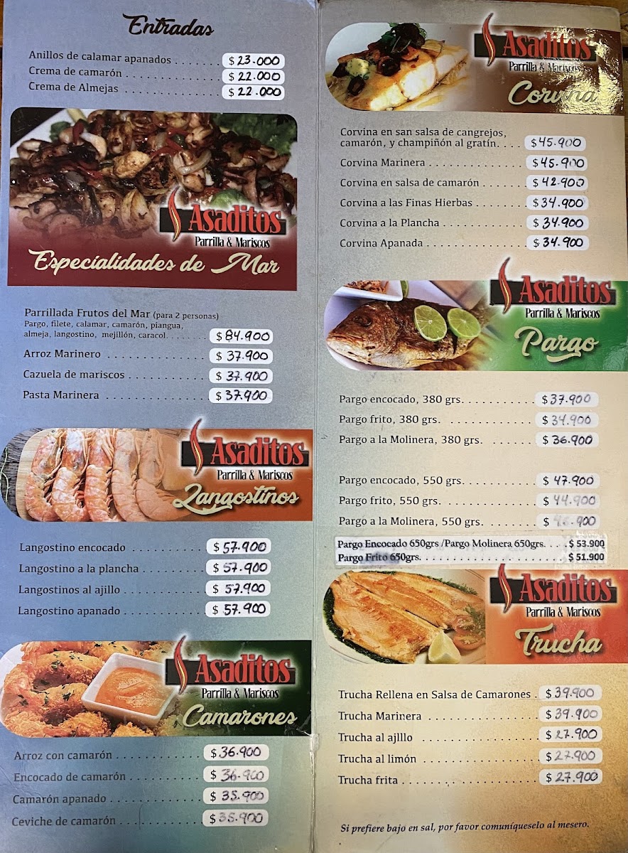 Asaditos restaurante Photo Menu 1