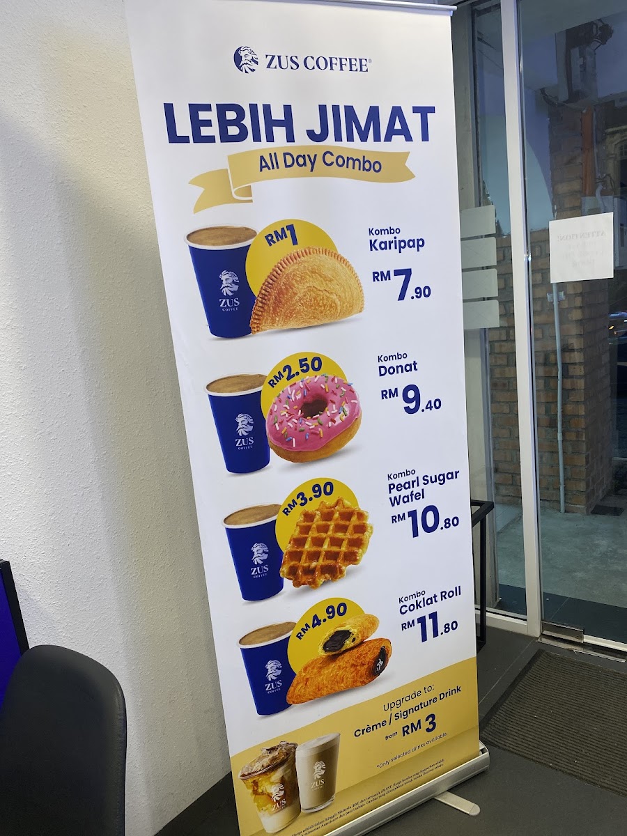 ZUS Coffee - Jalan Langgar, Alor Setar Photo Menu 2