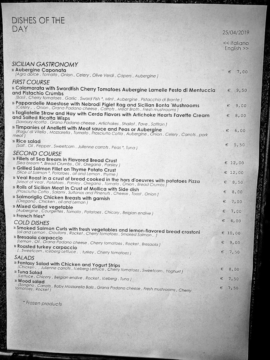 Antico Caffè Spinnato Photo Menu 7