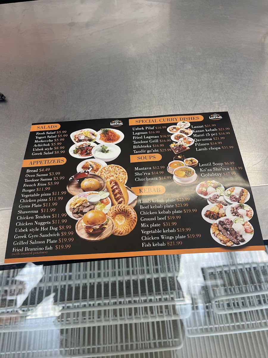 Lazzat Photo Menu 1