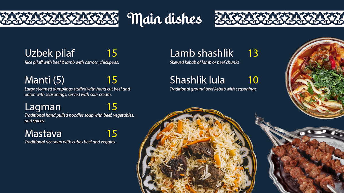 Lazzat Photo Menu 5