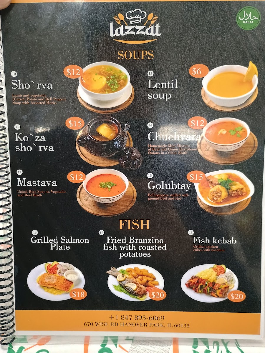 Lazzat Photo Menu 6