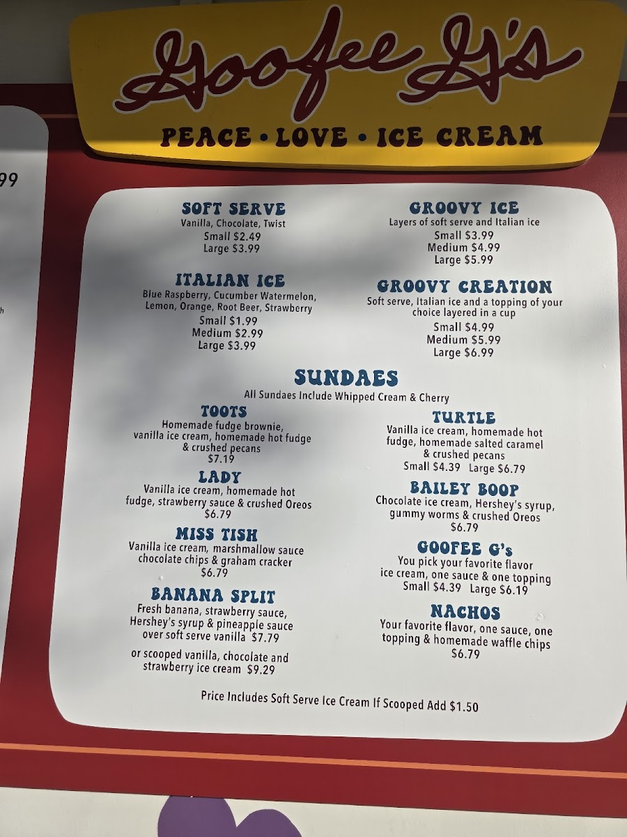 Goofee G's Photo Menu 2