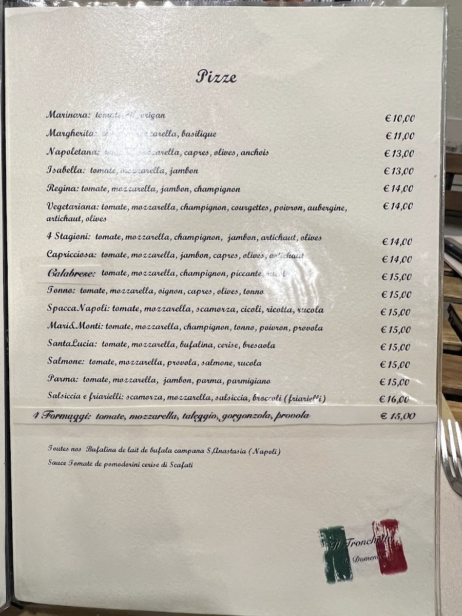 Il tronchetto da Domenico Photo Menu 1