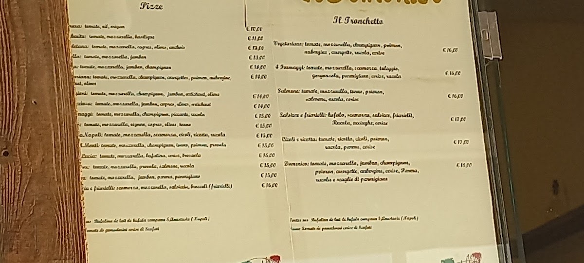 Il tronchetto da Domenico Photo Menu 2