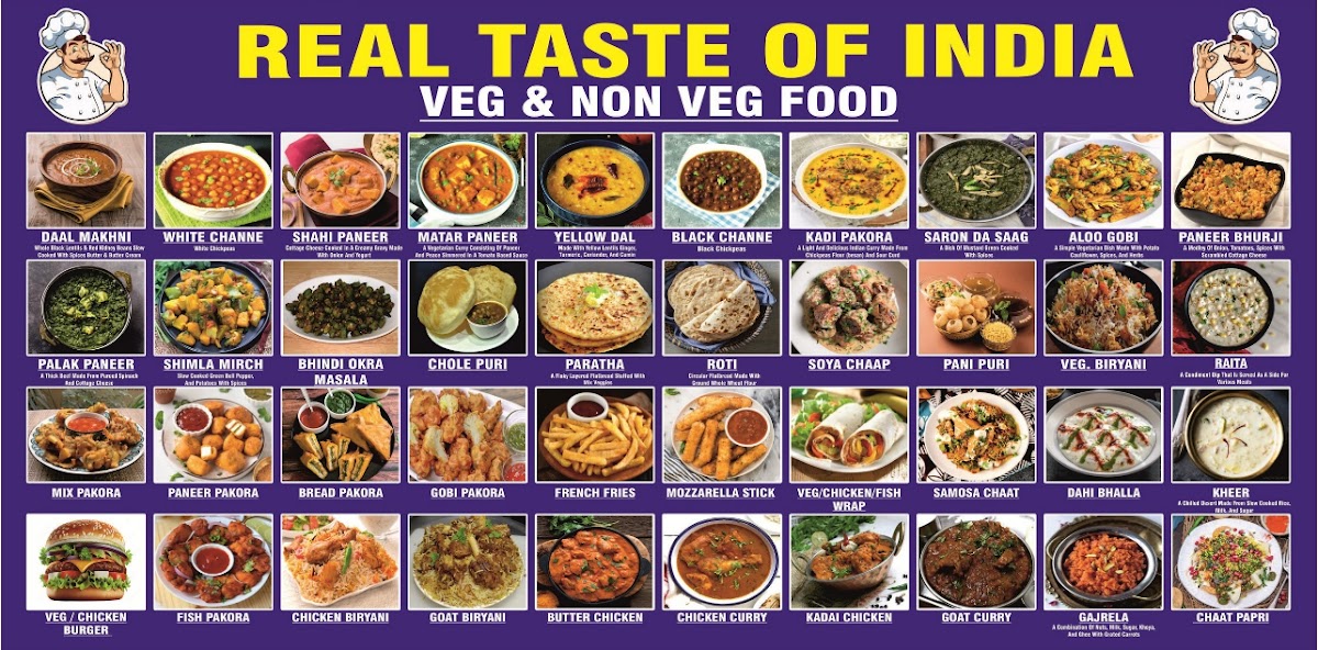 Real Taste Of India Photo Menu 3