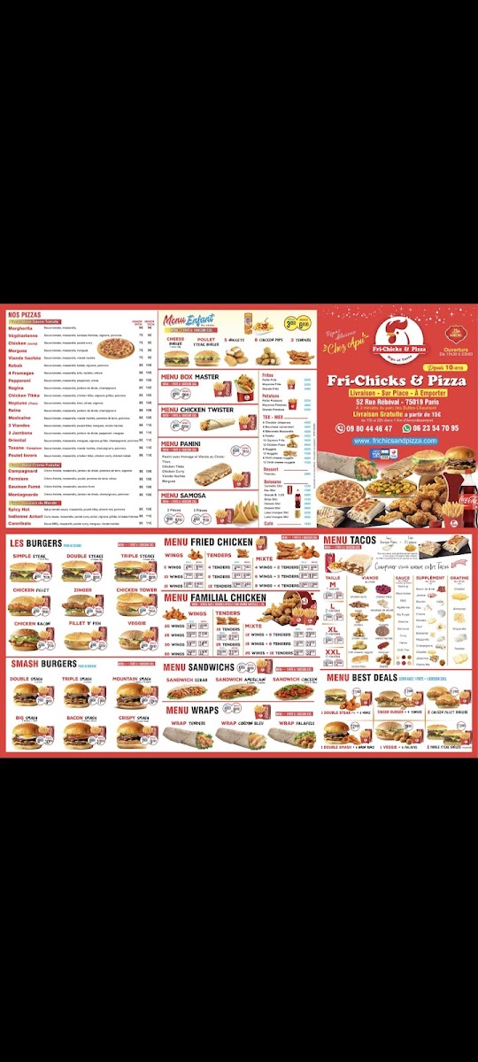 Fri-Chicks & Pizza Photo Menu 5