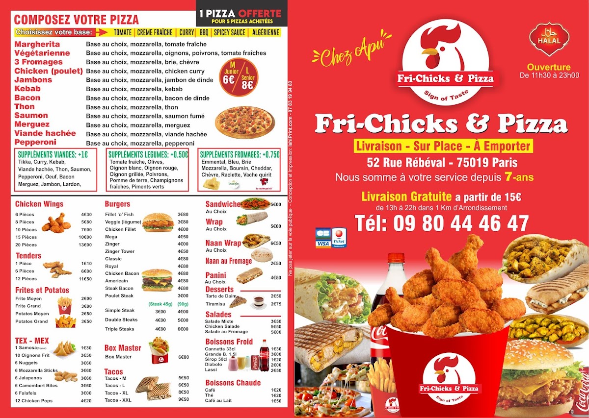 Fri-Chicks & Pizza Photo Menu 7