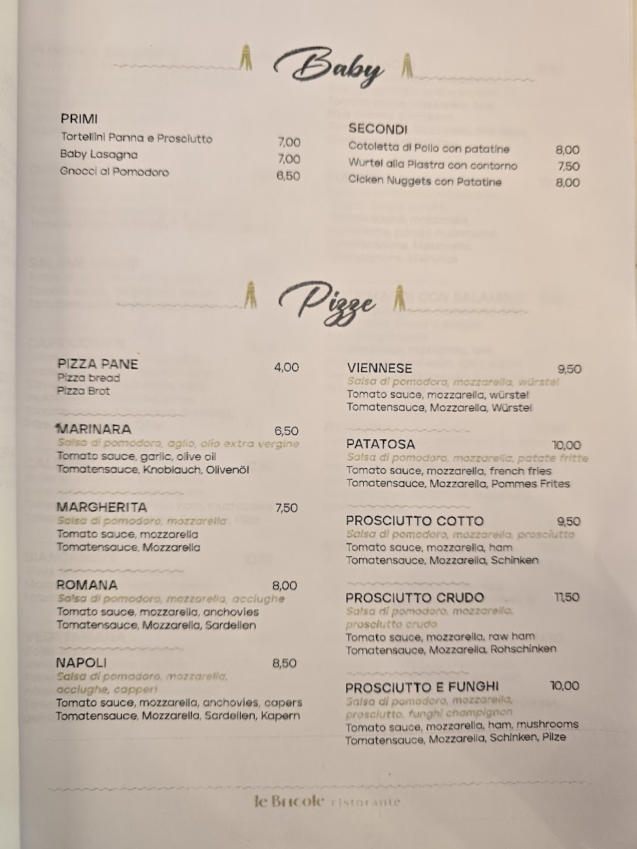 Le Bricole Ristorante Photo Menu 2