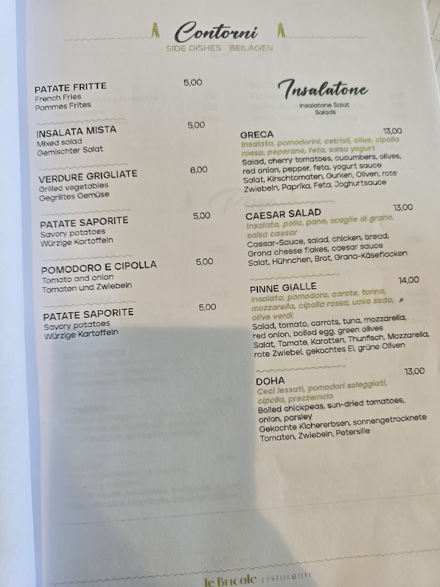 Le Bricole Ristorante Photo Menu 4