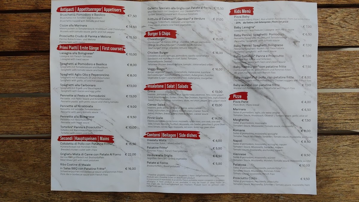 Le Bricole Ristorante Photo Menu 8