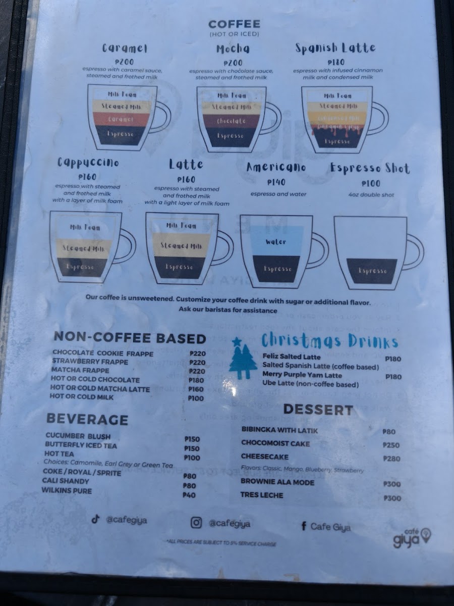Cafe Giya Photo Menu 4