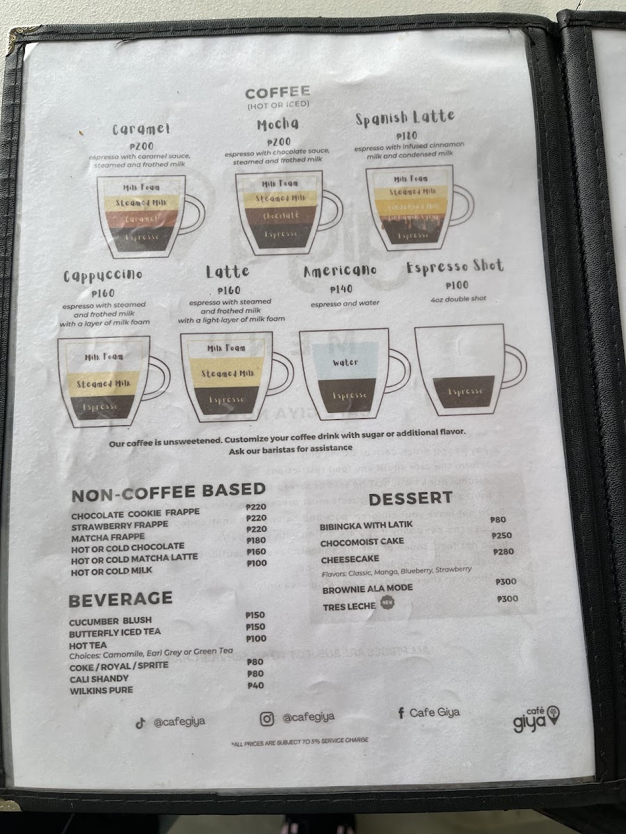 Cafe Giya Photo Menu 7
