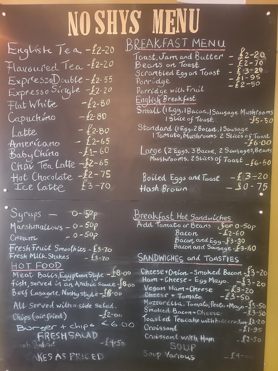 Noshys Lounge Photo Menu 3