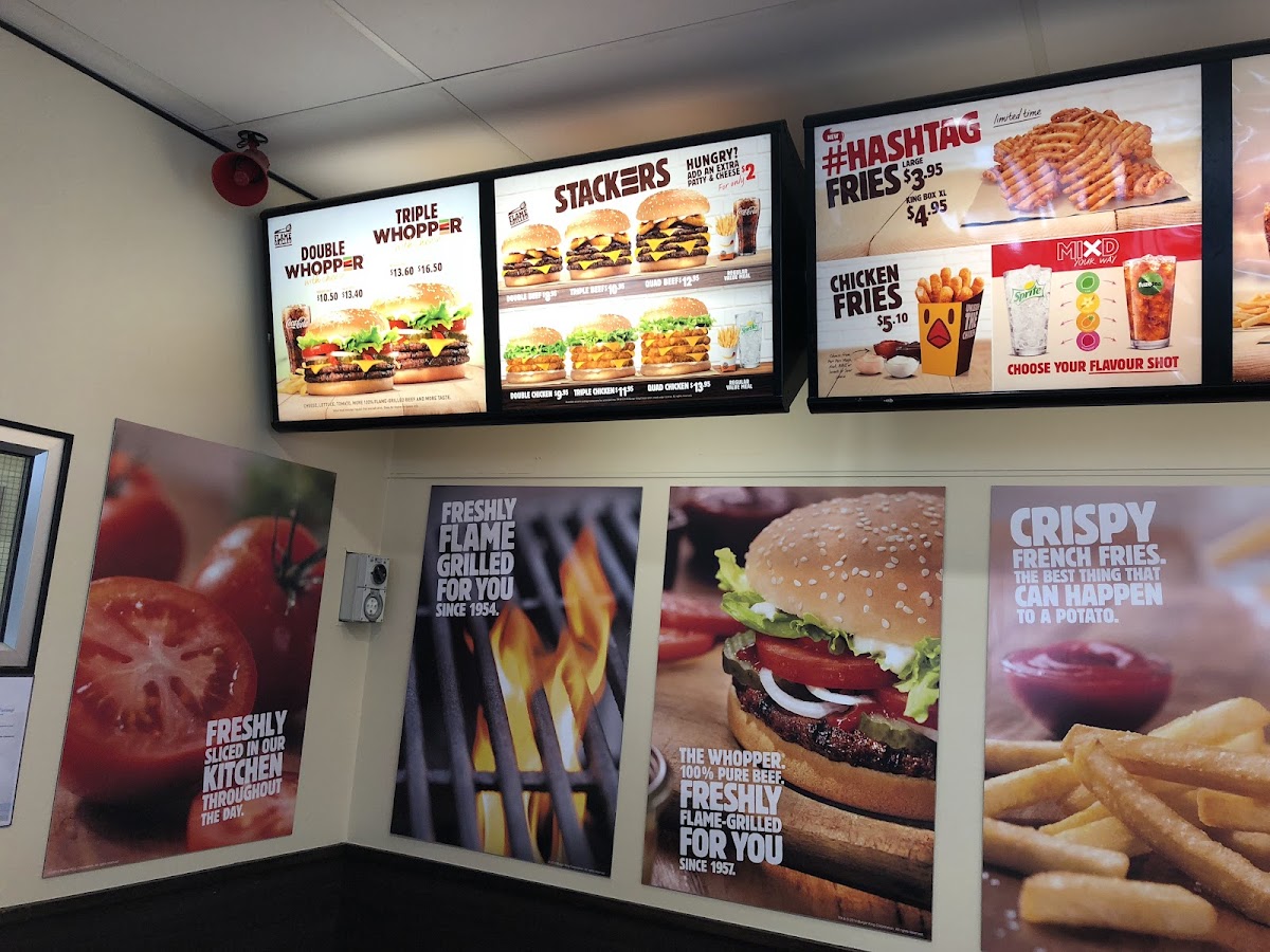 Burger King Turangi Photo Menu 1