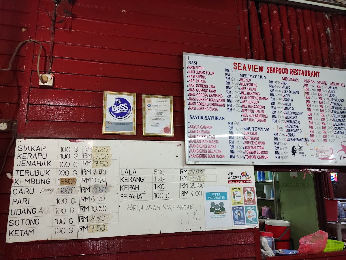 Bagan Lalang Seaview Restaurant Photo Menu 5