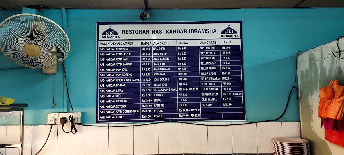 Restoran Nasi Kandar Ibramsha Sdn. Bhd. Photo Menu 4