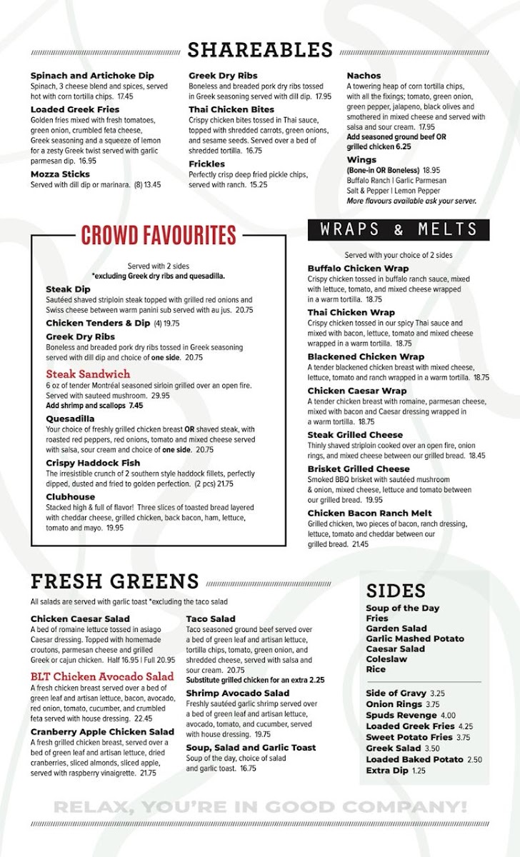 The Flats Eatery + Drink Photo Menu 4