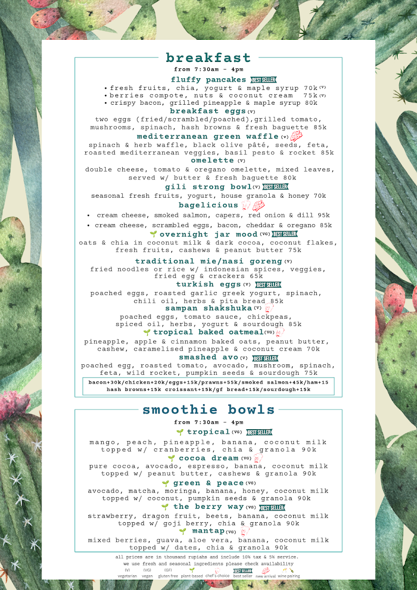 Taste Café & Restaurant Photo Menu 4