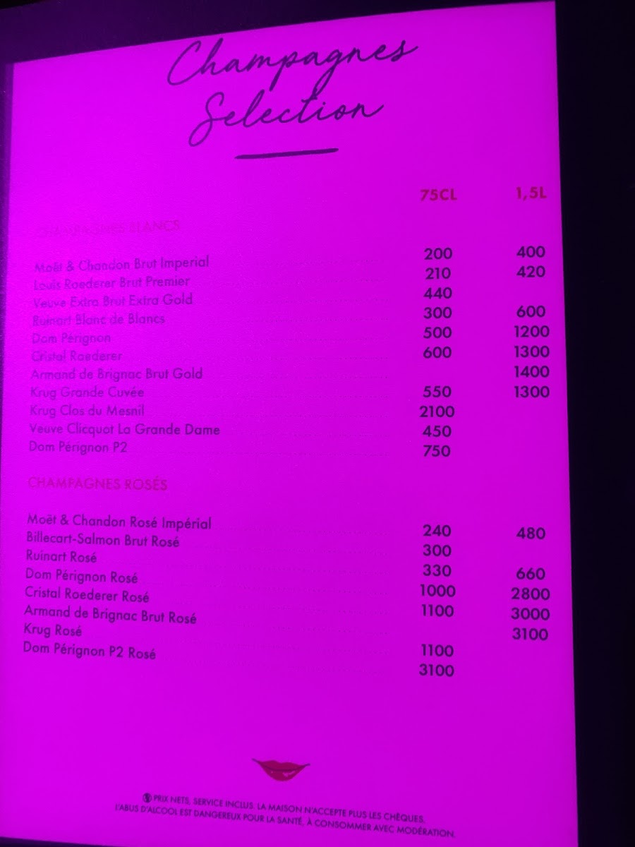 Medusa Cannes Photo Menu 4