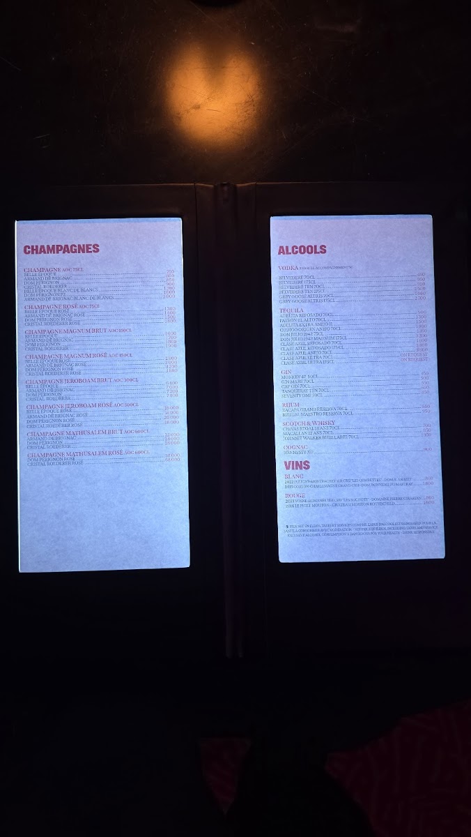 Medusa Cannes Photo Menu 5
