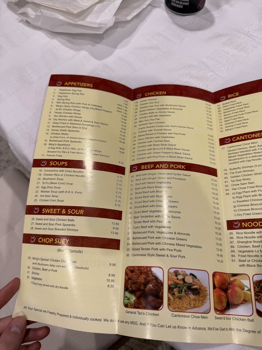 Ming's Garden Restaurant (Richmond Hill) Photo Menu 3