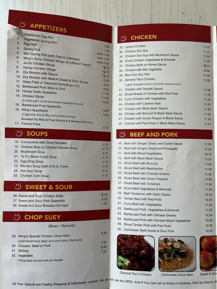 Ming's Garden Restaurant (Richmond Hill) Photo Menu 8