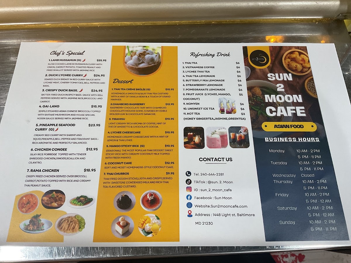 Sun2Moon Cafe Photo Menu 4