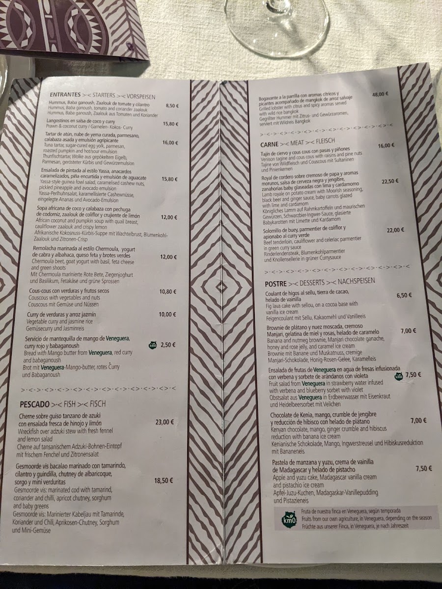 Restaurante Akara | Lopesan Baobab Resort Photo Menu 2