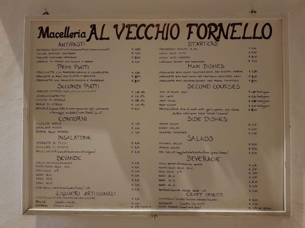 Al Vecchio Fornello Photo Menu 10