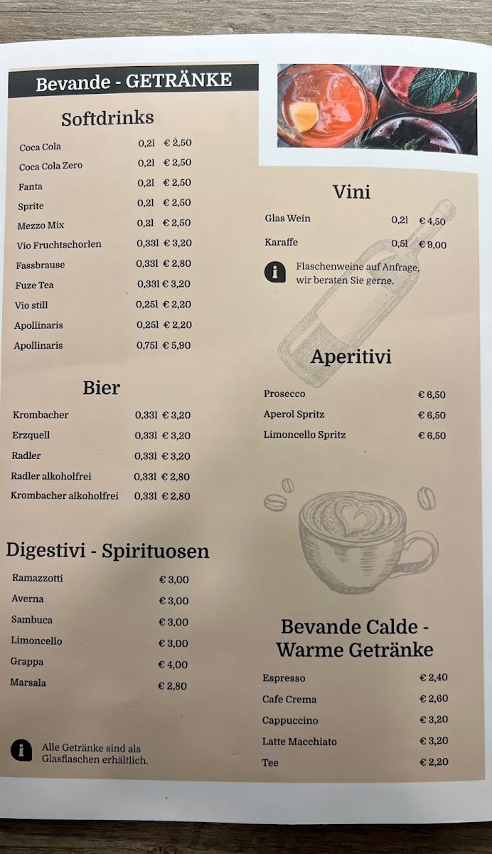Trattoria Italia Photo Menu 2