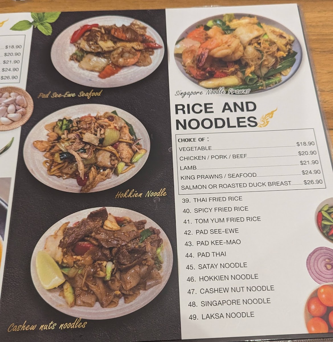Eat Thai@eastville Photo Menu 9