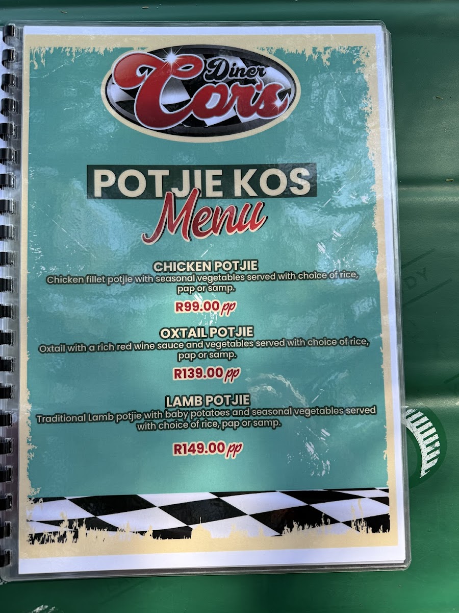 Cor's Diner Photo Menu 4