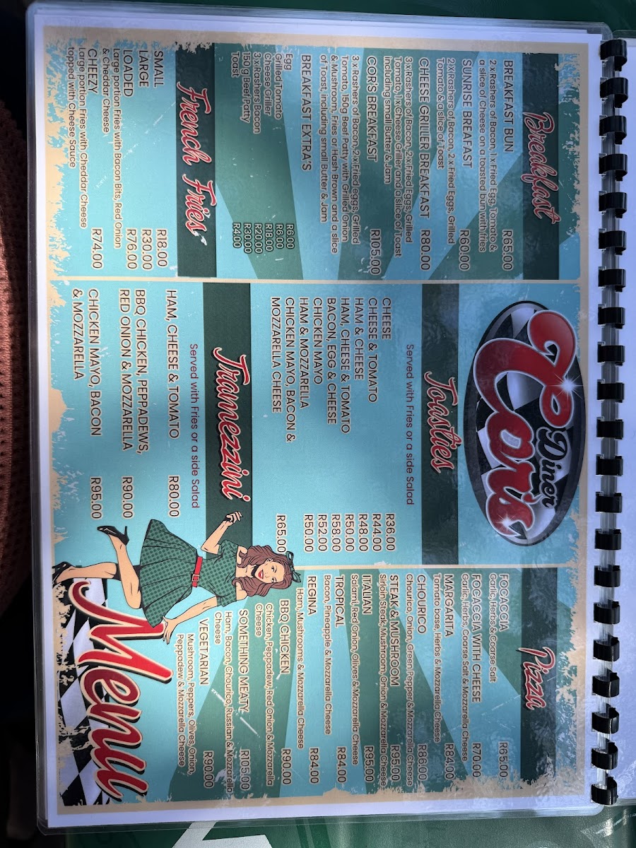 Cor's Diner Photo Menu 6