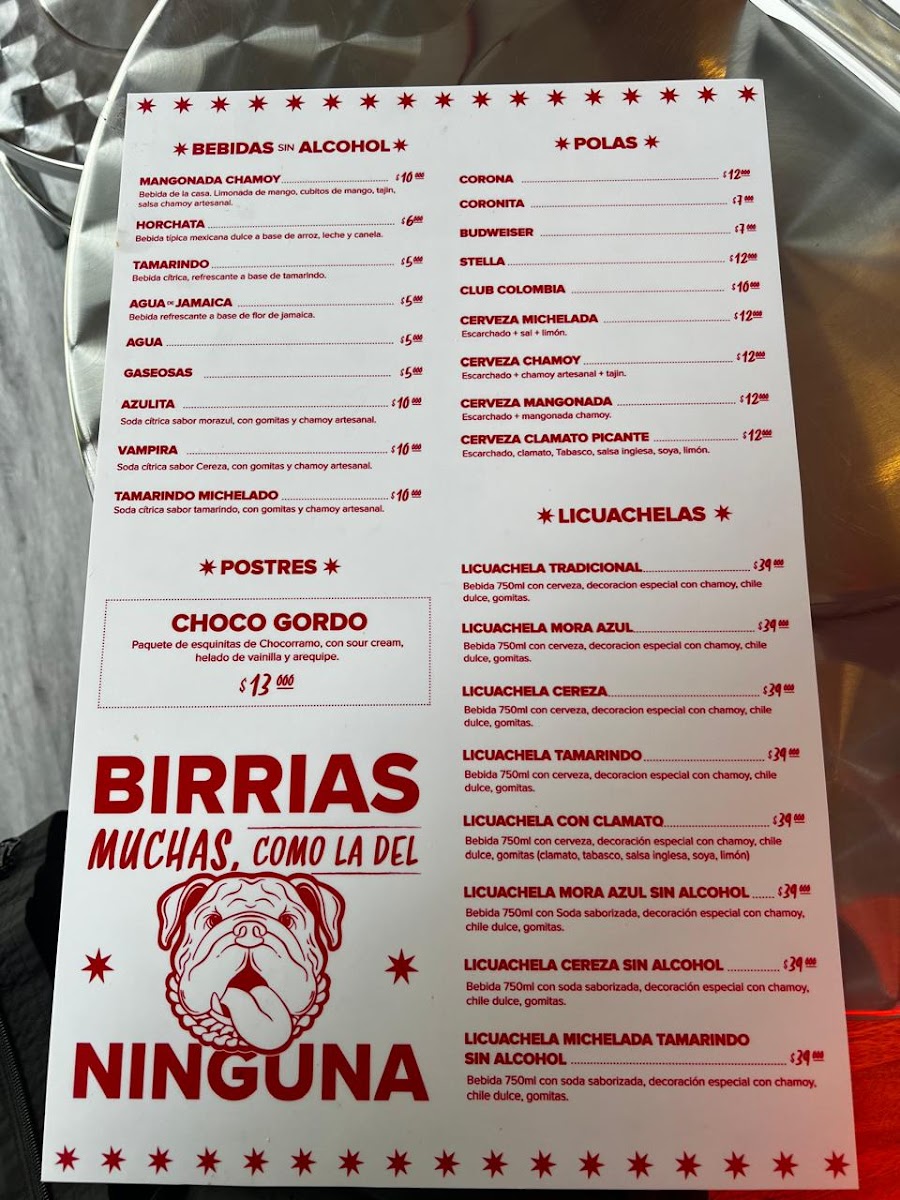 La birria del gordo Photo Menu 2