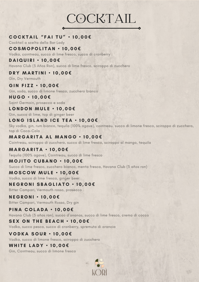Korì - Sushi & Pizza Photo Menu 9