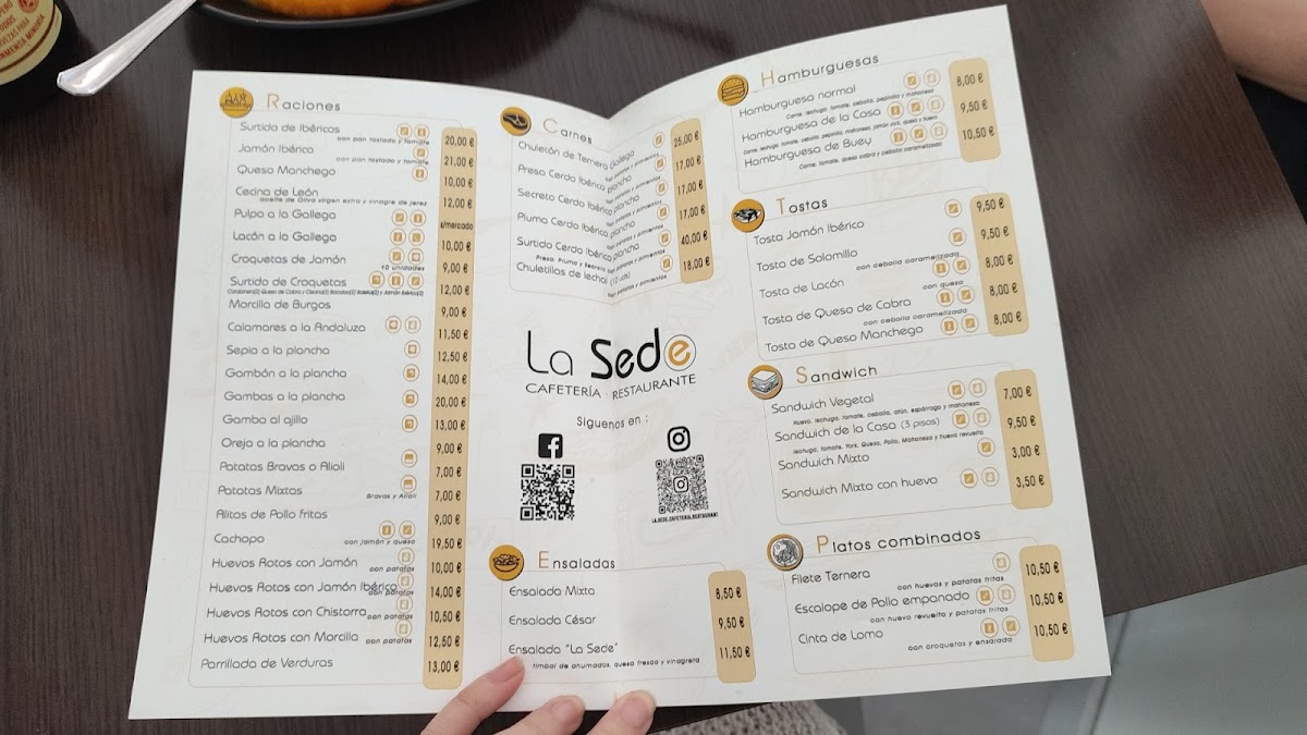 La Sede Cafetería Restaurante Photo Menu 3