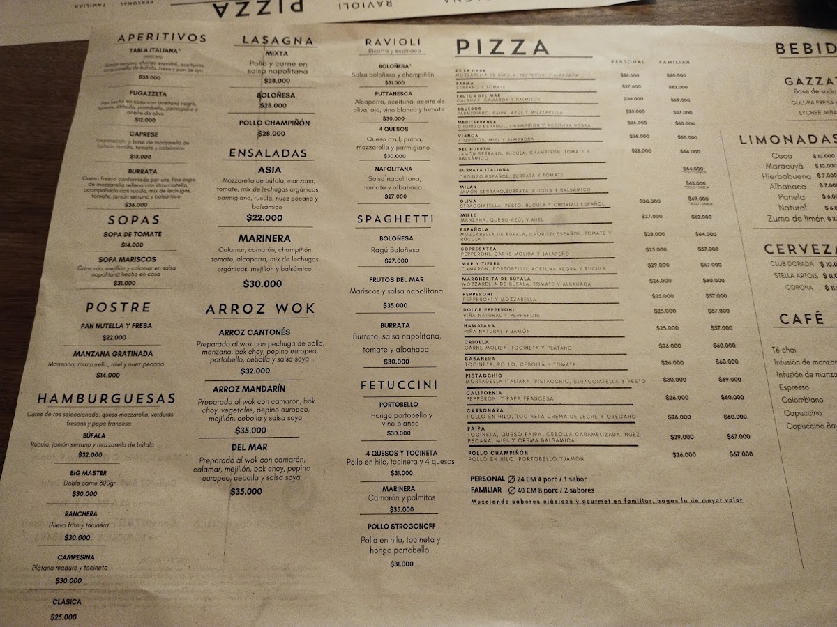 Ti Amo Photo Menu 3