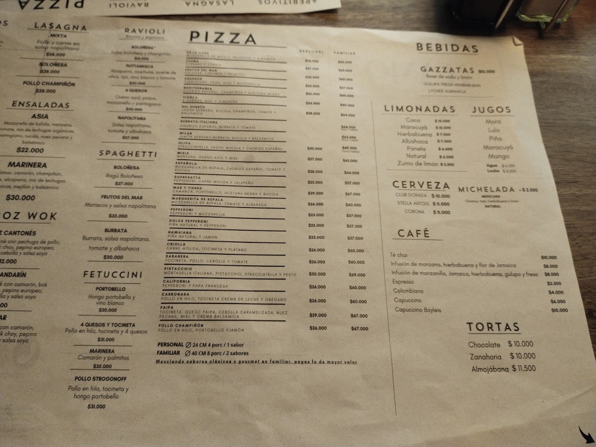 Ti Amo Photo Menu 4