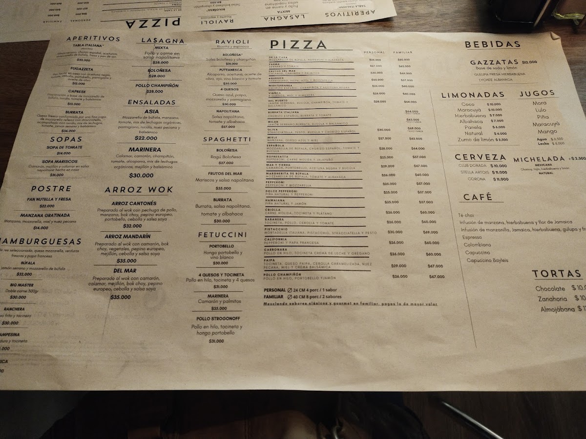Ti Amo Photo Menu 5