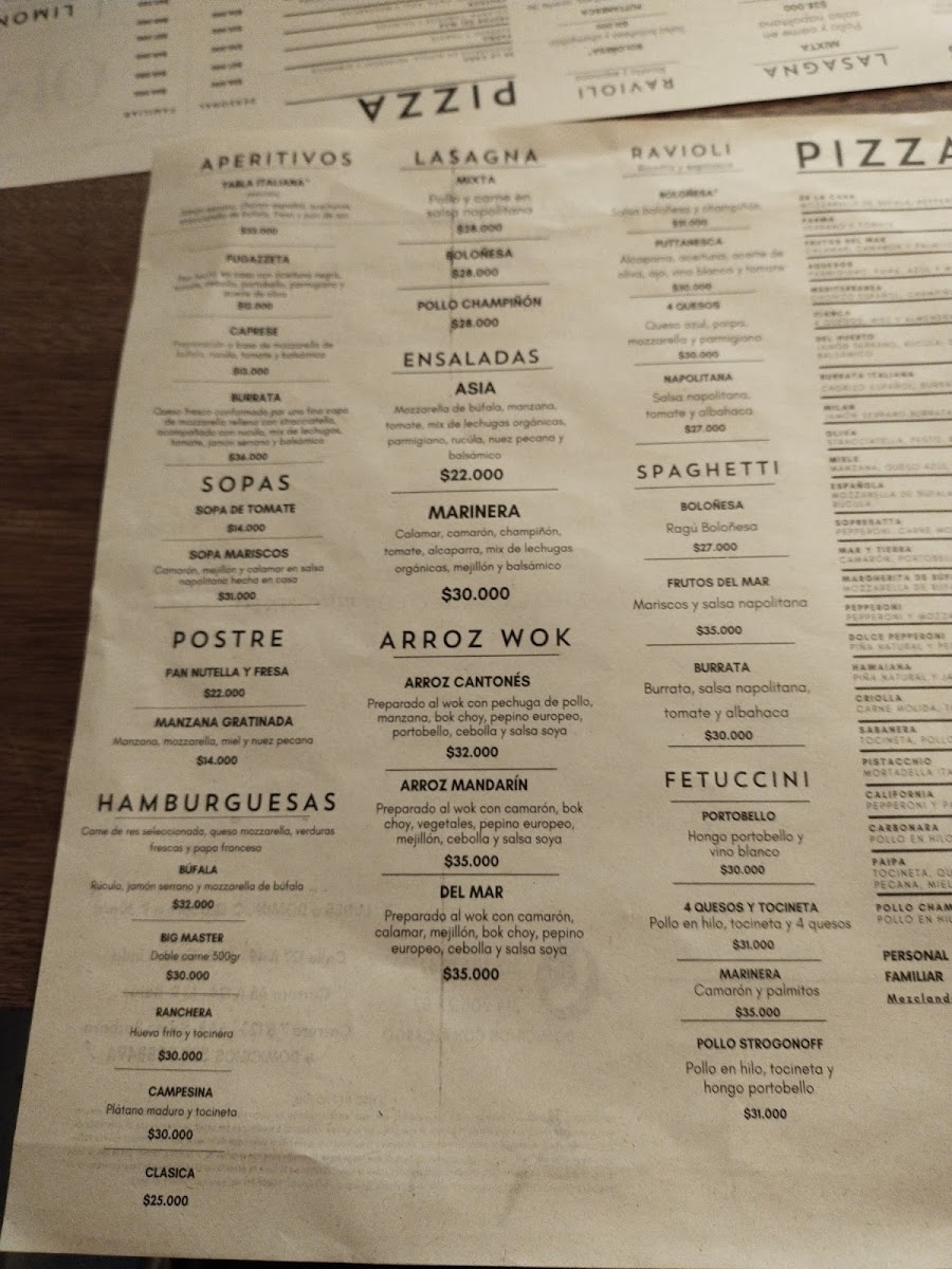 Ti Amo Photo Menu 8