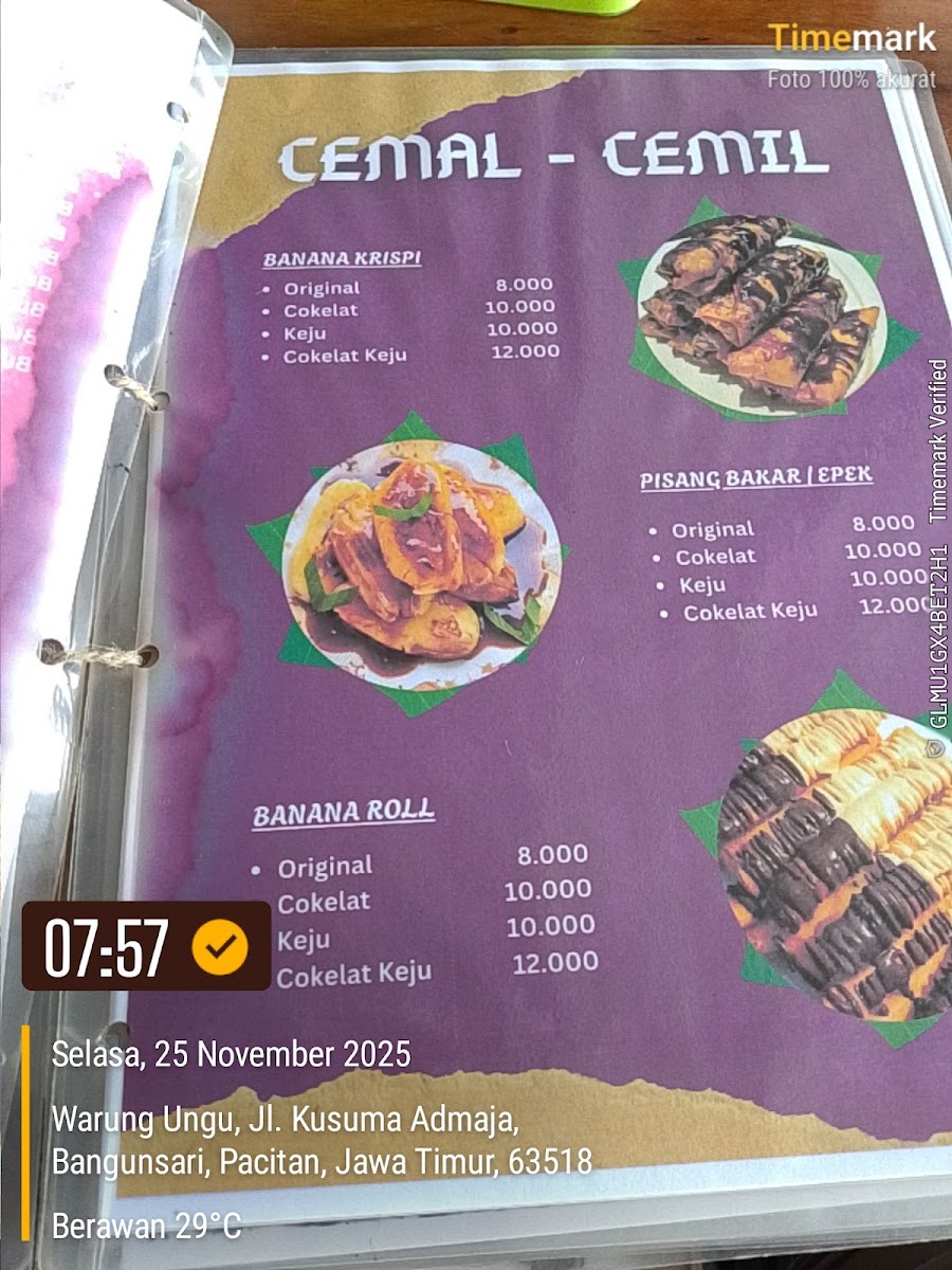 Warung Ungu (Burjo) Photo Menu 5