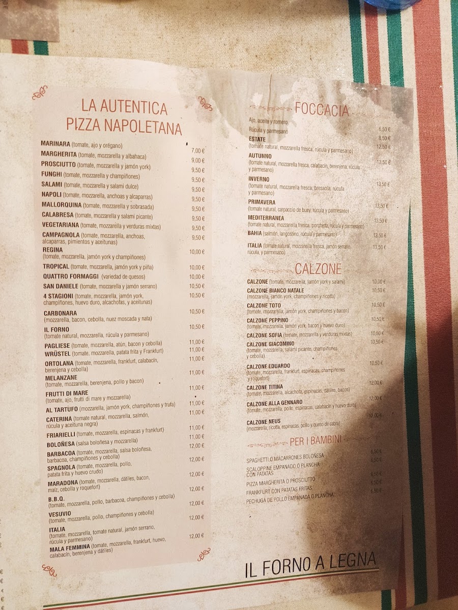 Pizzería Il Forno a Legna Photo Menu 7