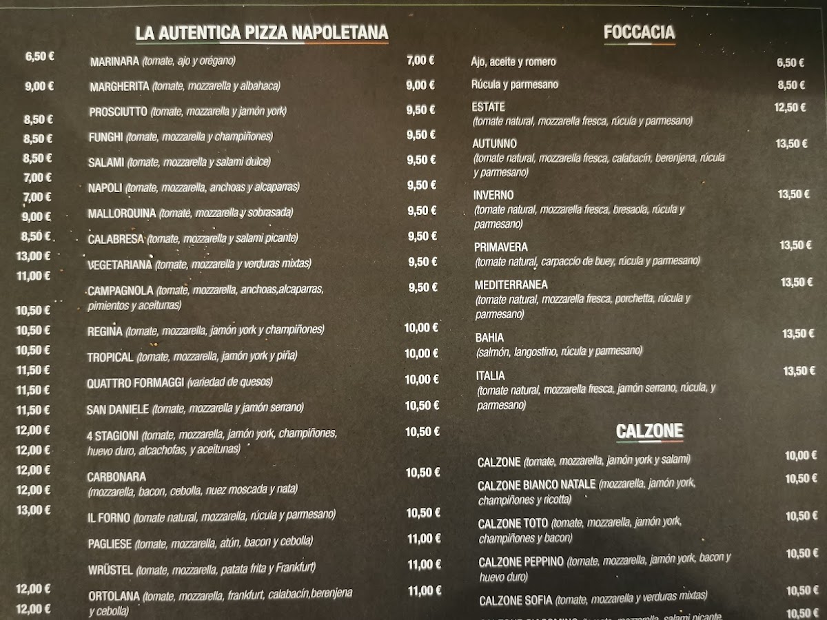 Pizzería Il Forno a Legna Photo Menu 9